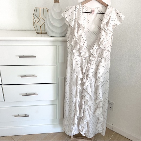 Victoria’s Secret Dream Angels Ruffle Robe Kimono Size Medium - Picture 11 of 11